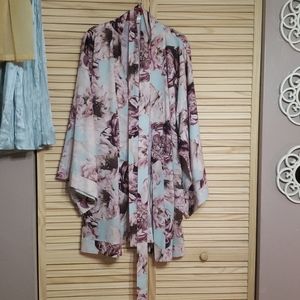 Lane bryant cacique 14/16 kimono sexy robe
